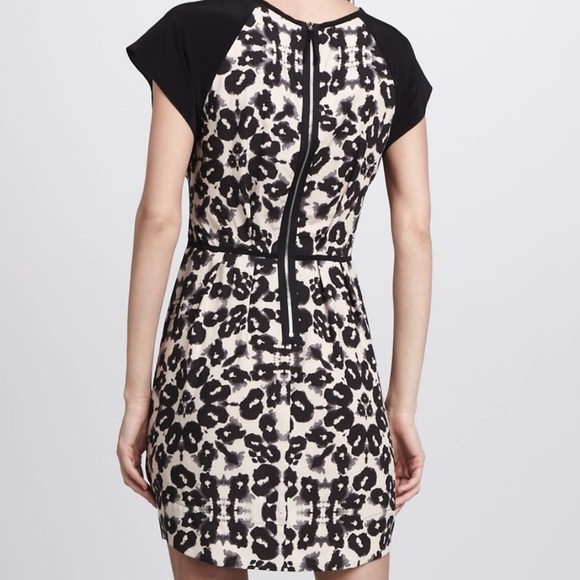 Rebecca Taylor leopard print shift dress - Picture 2 of 2